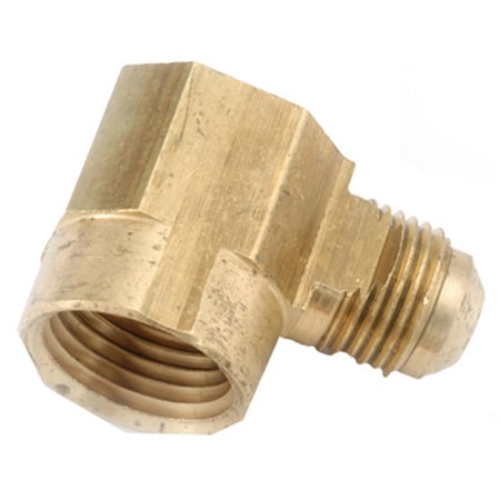 Anderson Metals 714050-0806 .5 in. Flare x .38 in. Female Iron Pipe Thread- 90 Degree Elbow 166627